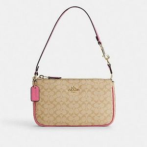 Coach Nolita 19 bag pink and tan